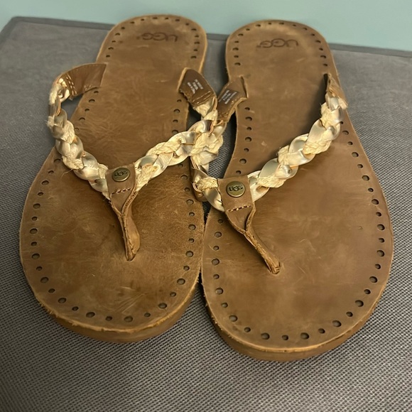 UGG women’s thong slippers size 9 S/N 100-7559 - Picture 2 of 16